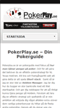 Mobile Screenshot of pokerplay.se